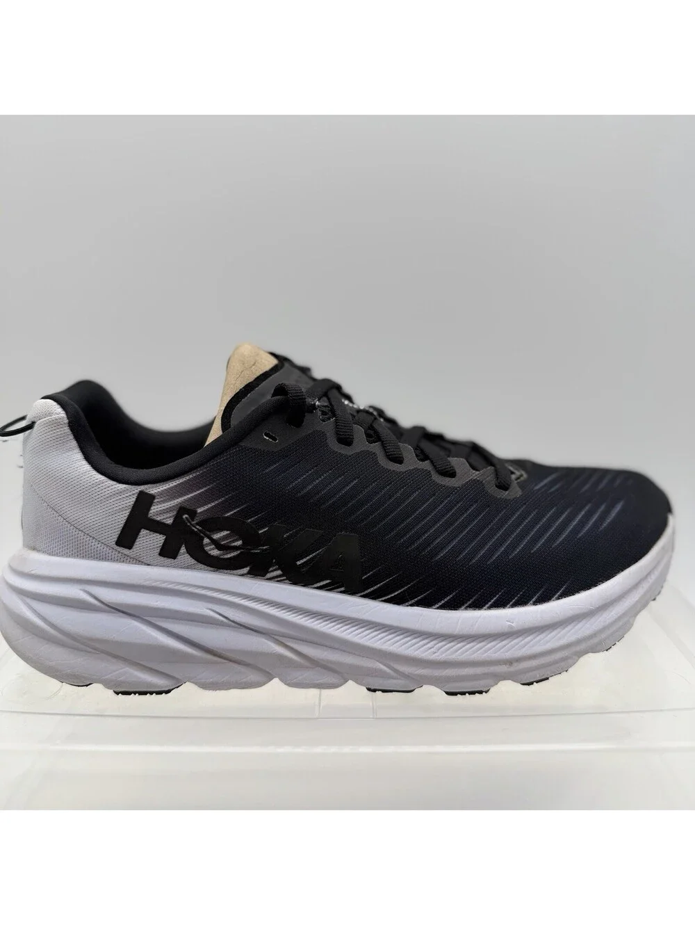 Hoka One One Women's Rincon 3 Black/White 1119396/BWHT Running Shoes - Size 7.5B
